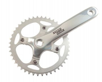 Sturmey-Archer FCS750 1x 44z 170mm srebrne ročice brez pokrova