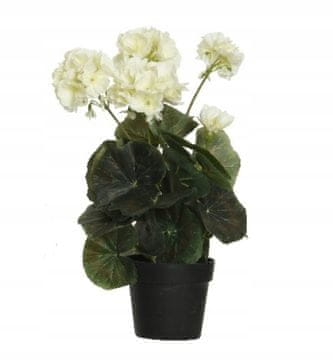 shumee Umetna okrasna roža v črnem lončku 35cm 1 kos.