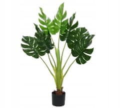 shumee Zelena monstera v dekorativnem umetnem lončku 105 cm