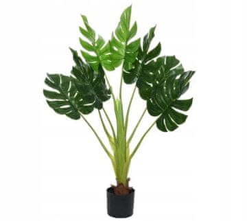 shumee Zelena monstera v dekorativnem umetnem lončku 105 cm