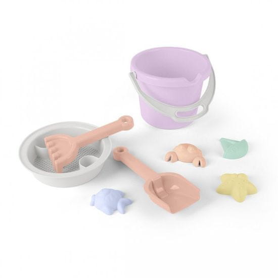 Dantoy igrače iz peska - bábovičky - 8ks Pastel Pink 24m+
