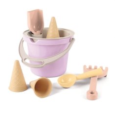 Dantoy igrače iz peska - sladoled - 8ks Pastel Pink 24m+