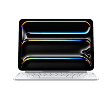 Apple Magic Keyboard tipkovnica za iPad Pro 11'' (M4), ENG, bela (mwr03z/a)