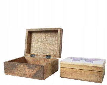 shumee Škatla za dodatke z metulji 7x15,5x10cm
