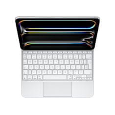 Apple Magic Keyboard tipkovnica za iPad Pro 11'' (M4), ENG, bela (mwr03z/a)