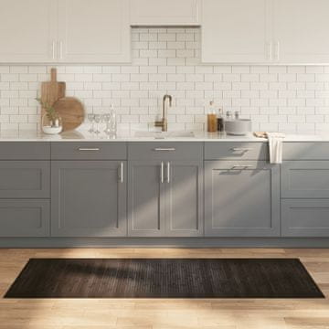 Vidaxl vidaXL Pravokotna preproga, temno rjava, 70x200 cm, bambus