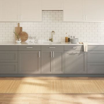 shumee Preproga pravokotna svetlo naravna 80x300 cm bambus