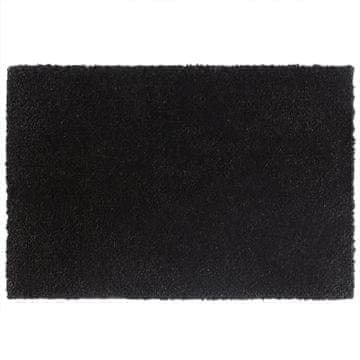 Vidaxl Predpražnik za vrata črne barve 40x60 cm taftana kokosova vlakna