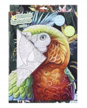 shumee Set za slikanje po številkah čopiči za slikanje 45x31,5 cm