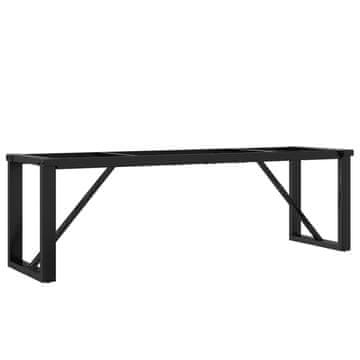 Vidaxl Noge za klubsko mizico O-okvir 140x30x43 cm jeklo