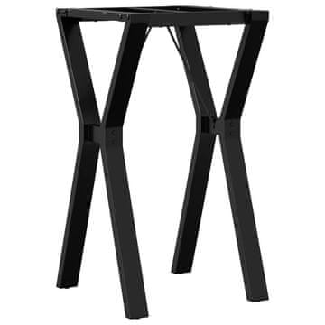 Vidaxl Noge za jedilno mizo Y-okvir 40x40x73 cm jeklo