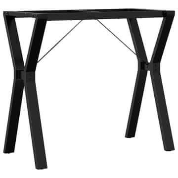 Vidaxl Noge za jedilno mizo Y-okvir 80x40x73 cm jeklo