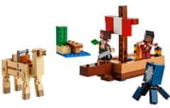 LEGO Minecraft 21259 Plutje na gusarski ladji