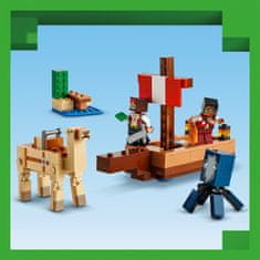 LEGO Minecraft 21259 Plutje na gusarski ladji