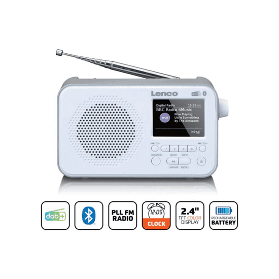 LENCO PDR-036WH prenosni radio