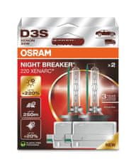 Osram Xenonska žarnica D3S 66340XN2-2HB NIGHT BREAKER LASER +220% BOX