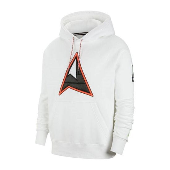 Nike Športni pulover bela Air Jordan Mountainside Fleece Pullover Hoodie
