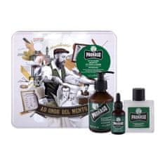 Proraso Eucalyptus Beard Wash Set šampon za brado 200 ml + balzam za brado 100 ml + olje za brado 30 ml + škatlica za moške