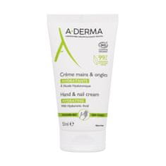 A-Derma Les Indispensables Hand & Nail Cream vlažilna krema za roke in nohte 50 ml unisex