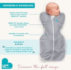 LOVE TO DREAM Swaddle UP, velikost M, STAGE 1, bela, Original