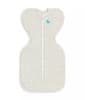 LOVE TO DREAM Swaddle UP - Swaddle, velikost XS - pesek STAGE1 - 1 TOG Original