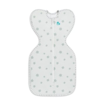 LOVE TO DREAM Swaddle UP Velik povoj. XS olivno/ zvezdice, FAZA 1 - 0,2 TOG Bamboo Lite