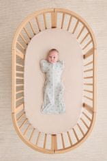 LOVE TO DREAM Swaddle UP Velik povoj. XS olivno/ zvezdice, FAZA 1 - 0,2 TOG Bamboo Lite