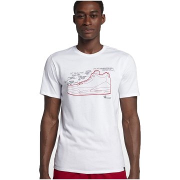 Nike Majice bela L AJ3 Tee 2