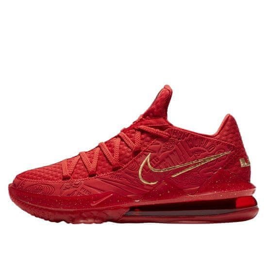 Nike Čevlji košarkaška obutev rdeča Lebron Xvii Low PH