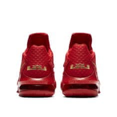 Nike Čevlji košarkaška obutev rdeča 44.5 EU Lebron Xvii Low PH