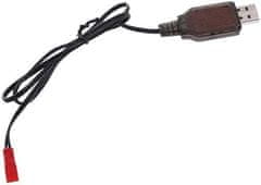 YUNIQUE GREEN-CLEAN USB 3.7V MH Ni-CD polnilnik za baterije za igrače na daljinskem upravljalniku | Kabel JST 2P | Zaščita pred polnjenjem in kratkim stikom | Primerno za dron, letalo, kvadrokopter