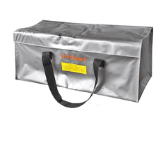 YUNIQUE GREEN-CLEAN Varnostna torba za baterije RC | Zaščitna torbica proti eksploziji Lipo | Ognjevarna torba za polnjenje, velike dimenzije 640x250x250 mm
