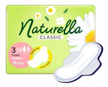 Procter & Gamble Naturella Classic maxi vložki 8 kosov s krilci
