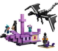 LEGO Minecraft 21264 Dragon of Ender in Ship of Ender