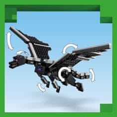 LEGO Minecraft 21264 Dragon of Ender in Ship of Ender