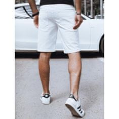 Dstreet Moške kratke hlače iz džinsa ANIA bele barve sx2442 s35