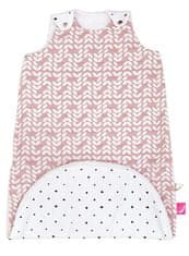 Motherhood Spalna vreča 2v1 ZIP-A-Round Beige muslin Pink Classics 3-18m 0,5 tog