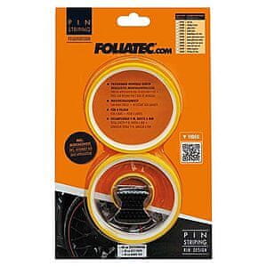 Foliatec Pin Stripe Foliatec trak za platišča RUMENA barva FT34389