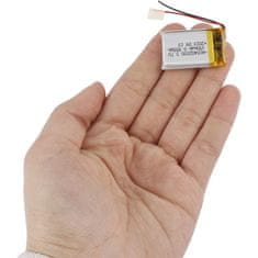 YUNIQUE GREEN-CLEAN Litijeva baterija 3,7V 150mAh model 402030 | Z zaščitnim vezjem | Polnilna, združljiva z Bluetooth slušalkami in TWS naglavnimi slušalkami, visoka trpežnost