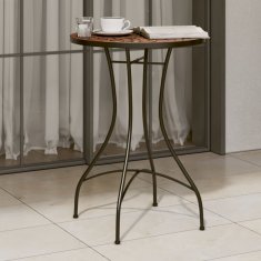 shumee Bistro mizica z mozaikom terakota Ø50x70 cm keramika