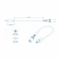 Teltonika adapter DC fi 5,5 x 2,1 mm-4 pin 0,1m PR2PD01B