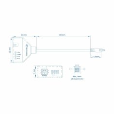 Teltonika adapter DC 4pin z IO vmesnikom PR5MEC21