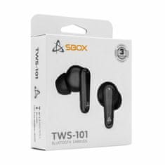 S-box slušalke črne bluetooth z mikrofonom EB-TWS101