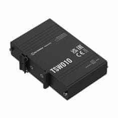 stikalo 100M 5-port 1x PoE DIN mini kovinsko ohišje TSW010
