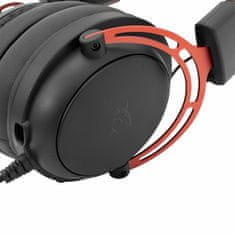 White Shark slušalke+mikrofon črno/rdeče gaming GH-2341 GORILLA