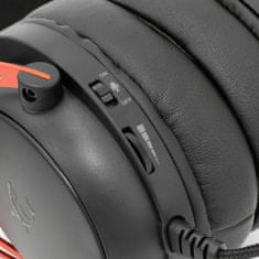 White Shark slušalke+mikrofon črno/rdeče gaming GH-2341 GORILLA