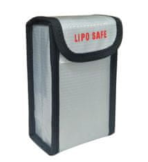 YUNIQUE GREEN-CLEAN Varnostna torba za Lipo baterije, 1 kos, negorljiv in protieksplozijski material, dimenzije 90X55X140 mm - zaščitni ovoj za polnjenje in transport Lipo baterij