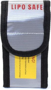 YUNIQUE GREEN-CLEAN Varnostna torba za Lipo baterije, 1 kos, negorljiv in protieksplozijski material, dimenzije 64X50x95 mm - zaščitni ovoj za polnjenje in transport Lipo baterij