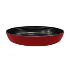 VITRINOR Pekač Bor 35x24xh6cm / rdeč / borosilikatno steklo, non-stick