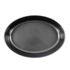 VITRINOR Pekač Bor 35x24xh6cm / rdeč / borosilikatno steklo, non-stick